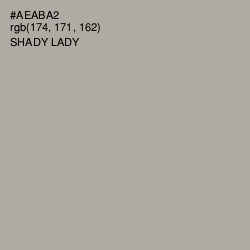 #AEABA2 - Shady Lady Color Image